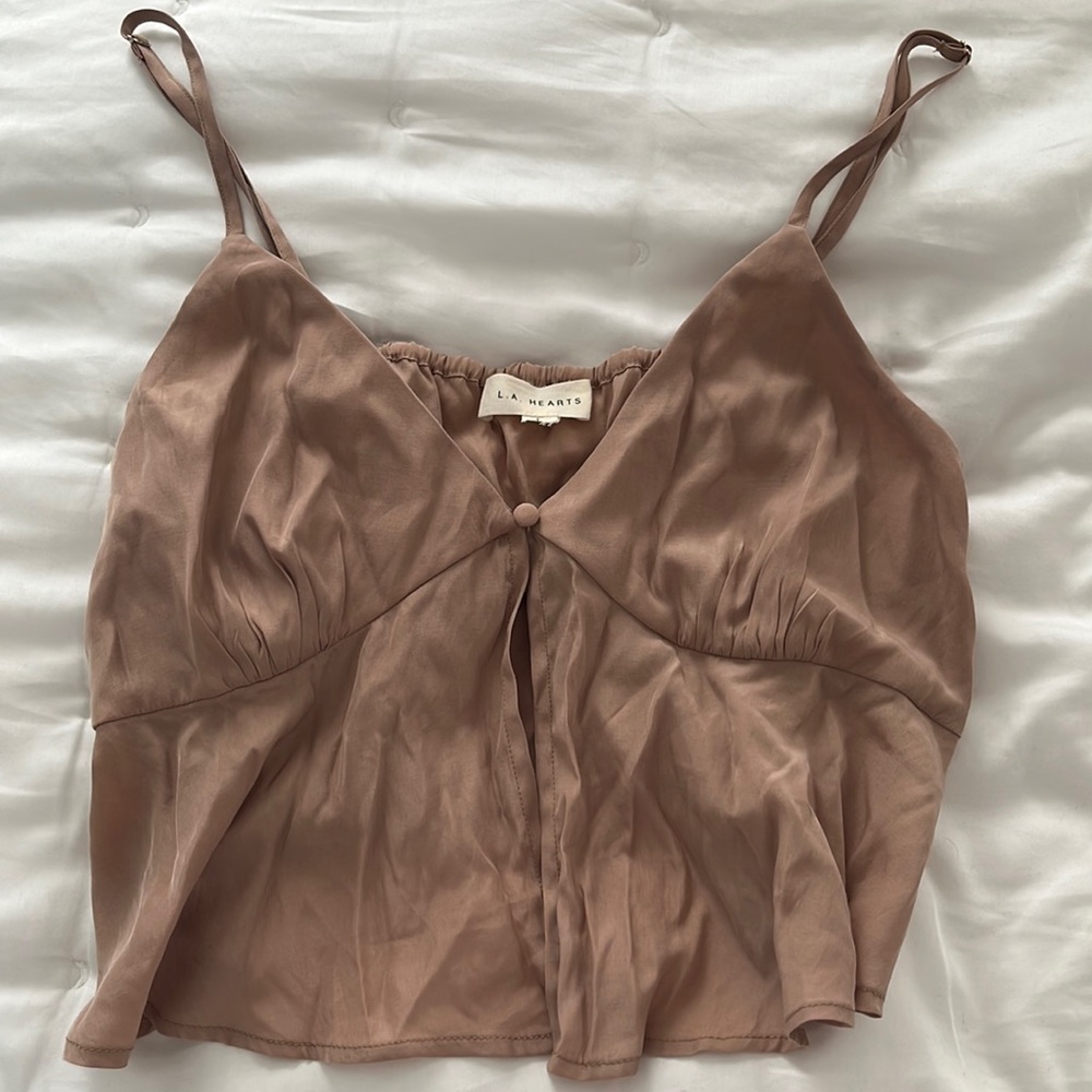 Brown Tank top